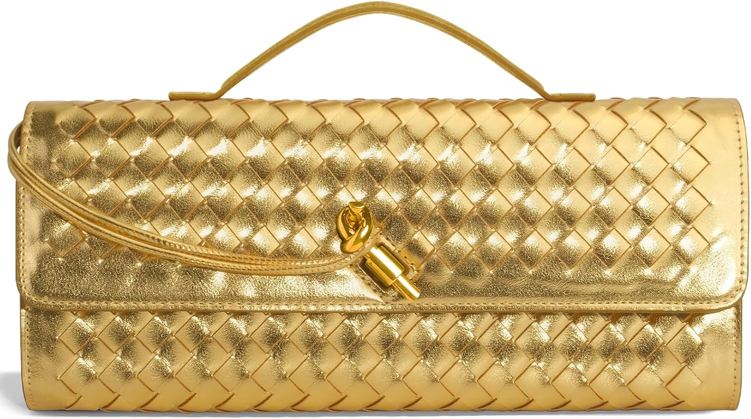 Woven Clutch Purses for Women - Elegant Evening Handbag