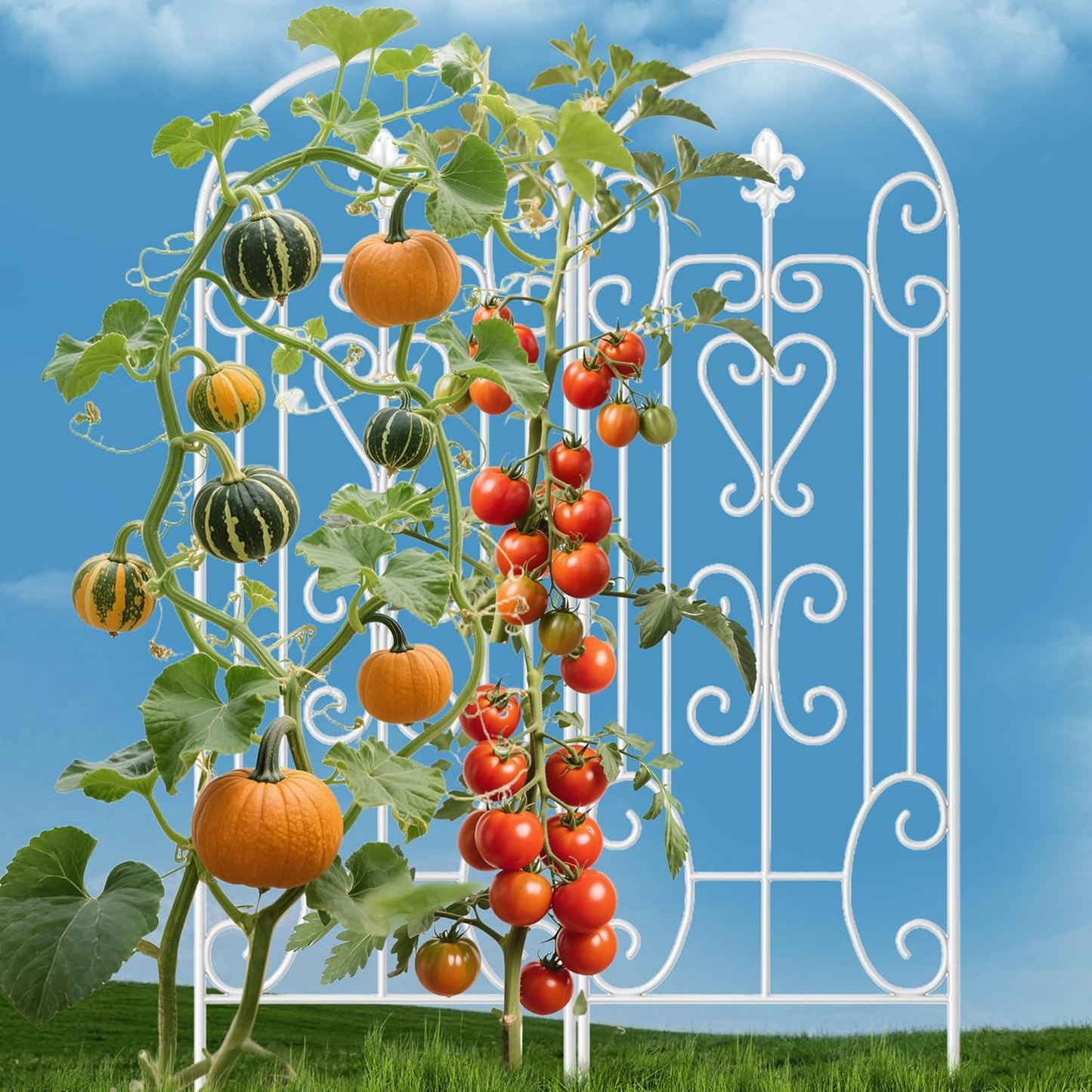 60in x 18in Garden Trellis for Climbing Plants - Versatile Design