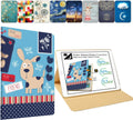 DuraSafe iPad 4 3 2 9.7 Case - Printed Smart PU Leather Folio