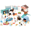 Dog Academy 51-Piece Playset with Realistic Toy Dogs - Pretend Play