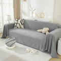 Modern Minimalism Couch Cover 71x118 in Light Grey - Protective