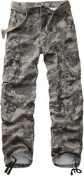 Men's Wild Cargo Pants Camo Cotton - Rugged Ripstop Work Pants