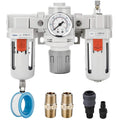 NANPU 3/8ft NPT FRL Combo - Filter, Regulator & Lubricator