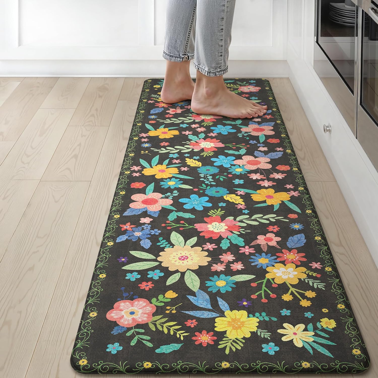 GENIMO Kitchen Mats for Floor - Cushioned Anti-Fatigue Rug