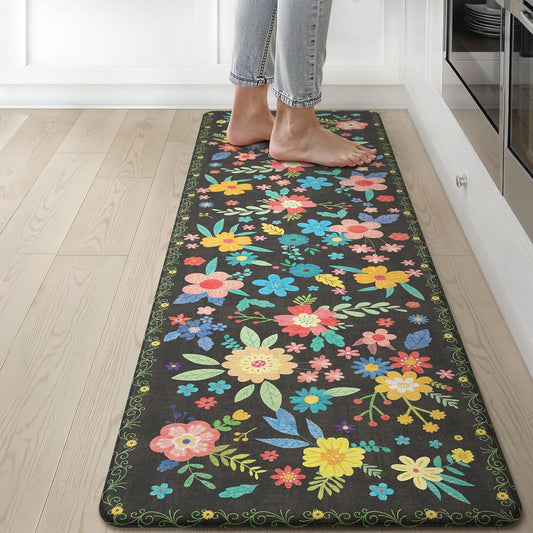 GENIMO Kitchen Mats for Floor - Cushioned Anti-Fatigue Rug