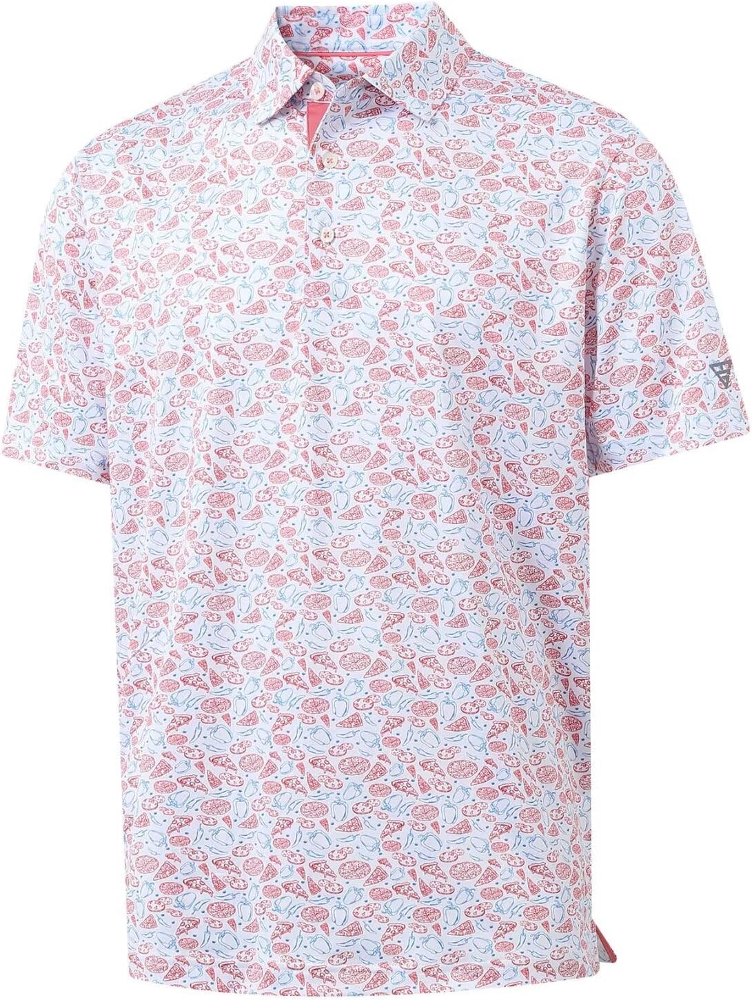 M MAELREG Mens Golf Shirt Short Sleeve Dry Fit Performance Polo