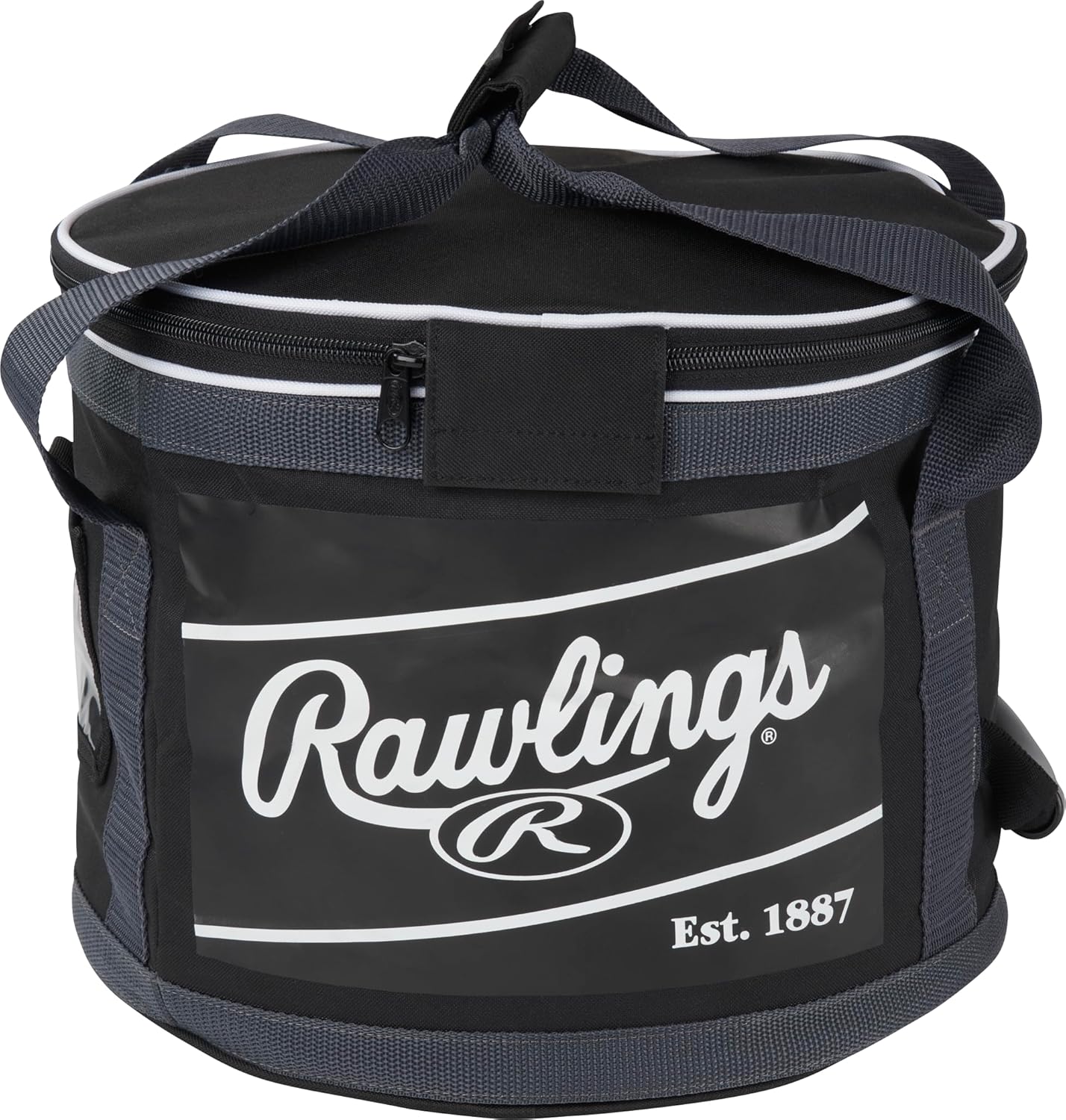 Rawlings Soft Sided Ball Bucket Bag for Baseball and Softball