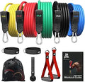 Resistance Bands Set for Men and Women - Stackable to 125 LBS