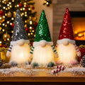 3PCS 12in Lighted Christmas Gnomes Decorations - Cozy Glow