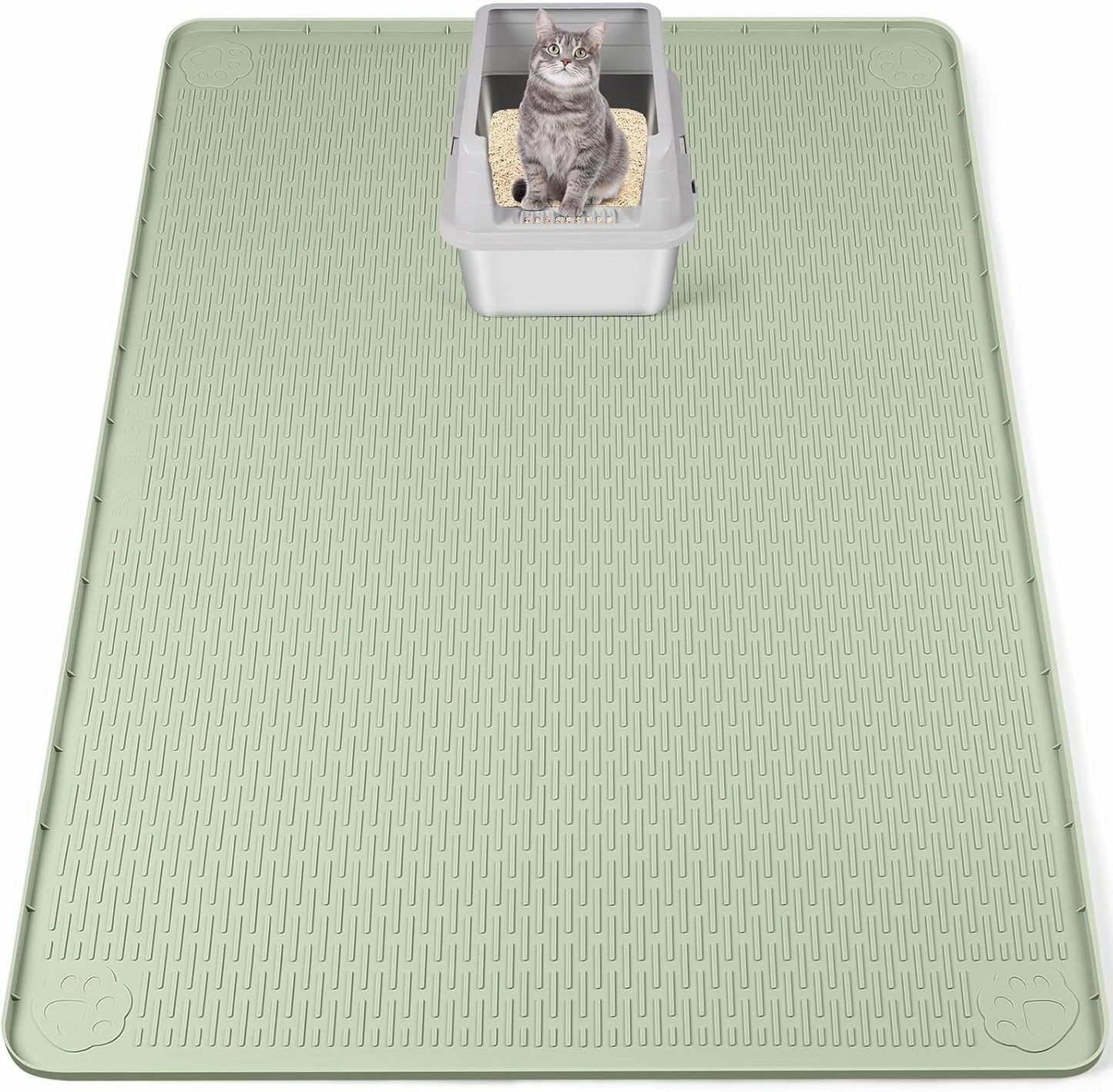 XXL Extra Large Cat Litter Mat for Scatter Control and Comfort