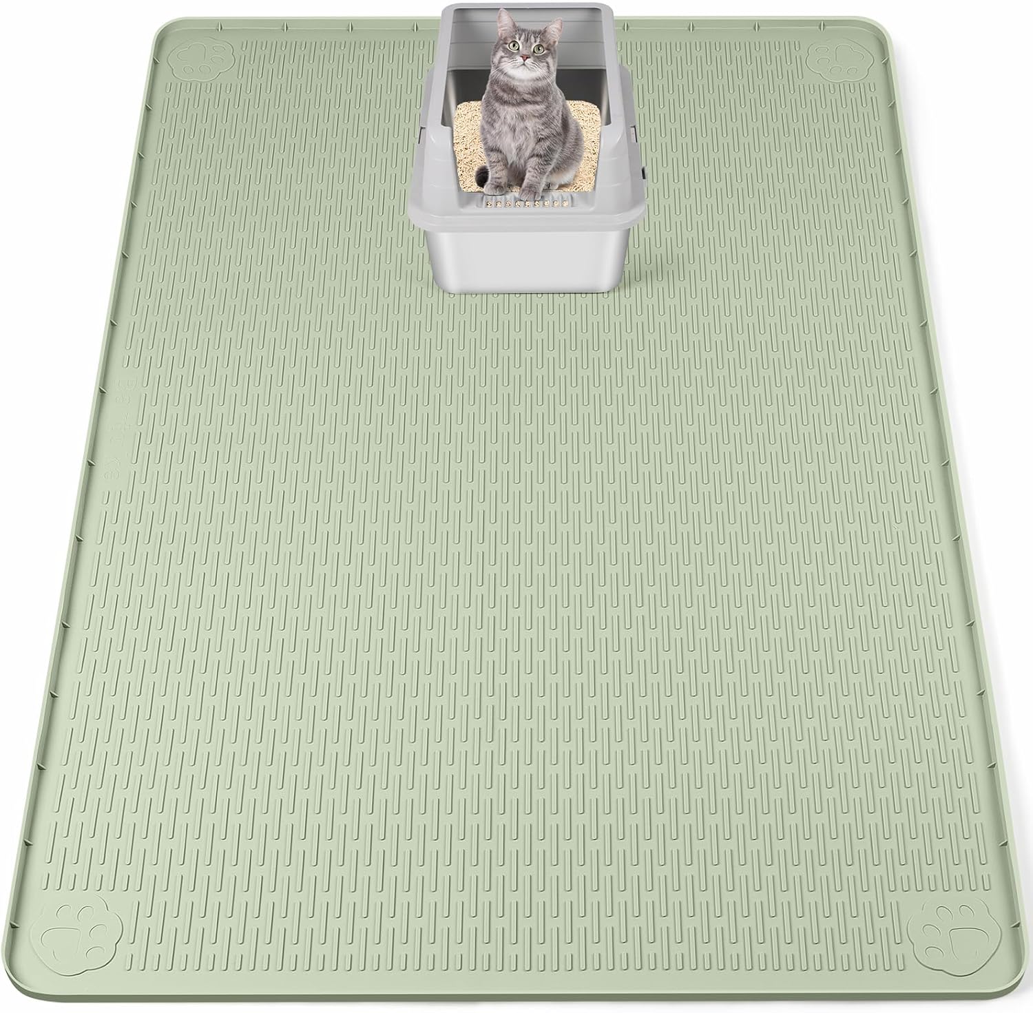 XXL Extra Large Cat Litter Mat for Scatter Control and Comfort