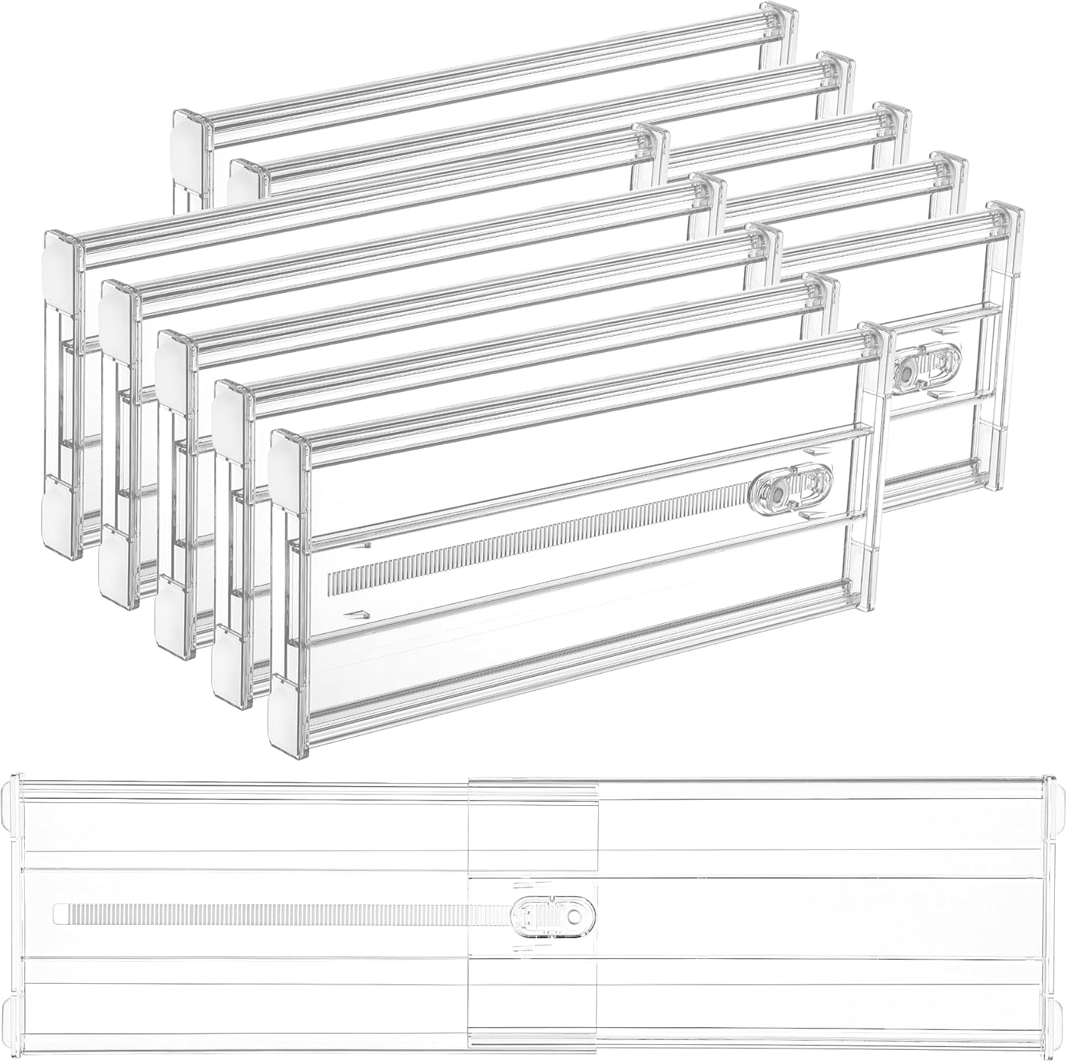 Vtopmart 10 Pack Drawer Dividers for Big Deep Drawers