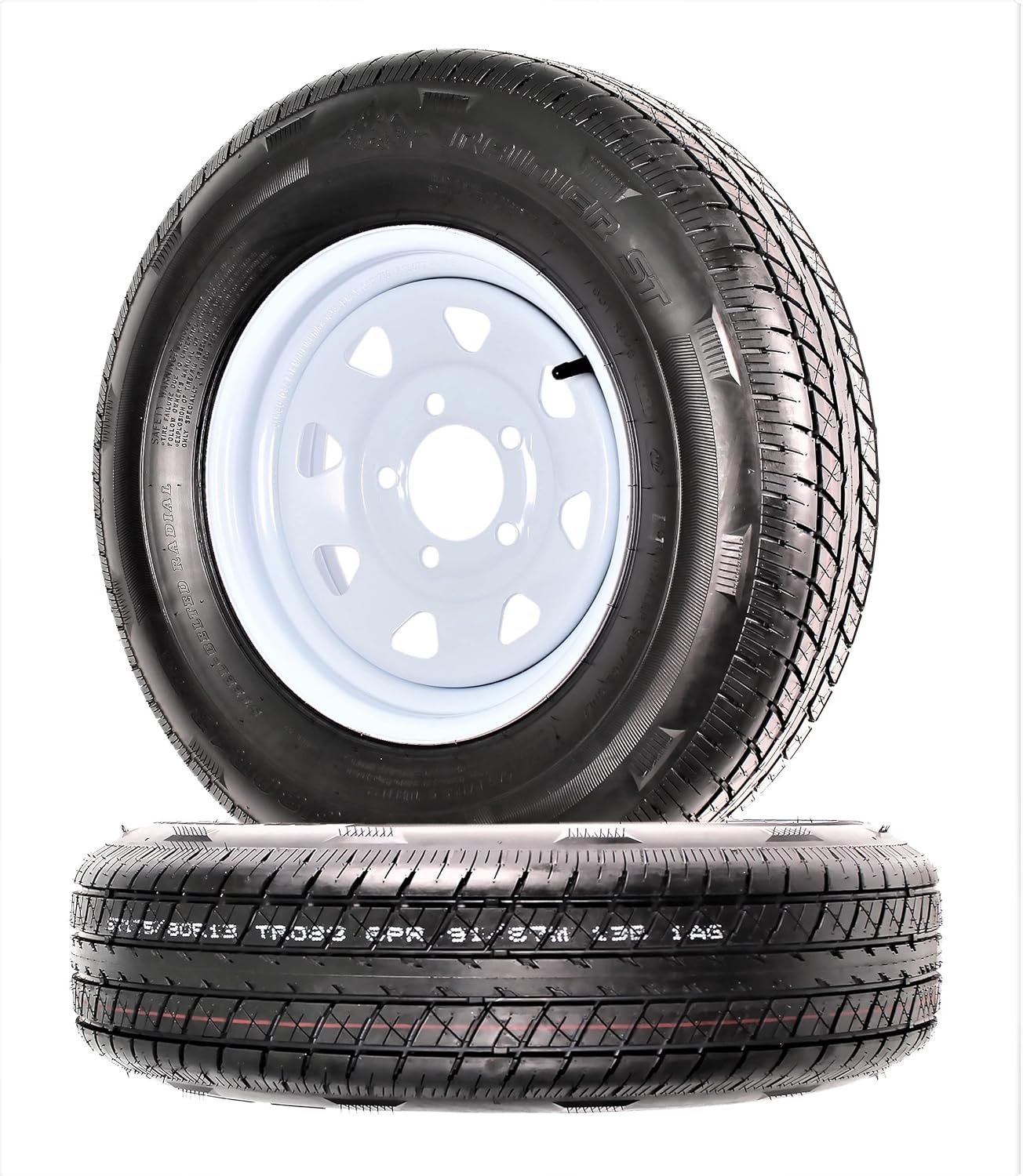 Radial Trailer Tire ST175/80R13 13 in. Load Range C 5 Lug