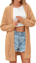 PRETTYGARDEN Women's Fall Loose Open Front Cardigan - Lightweight