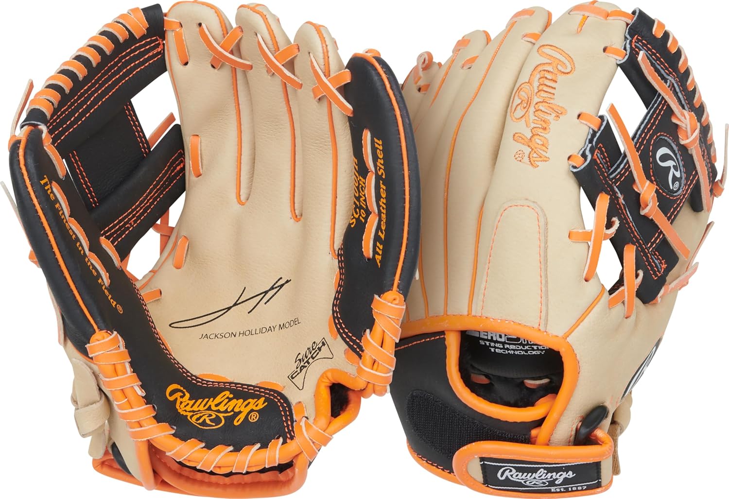 Rawlings Sure Catch T-Ball & Youth Baseball Glove for Young Players
