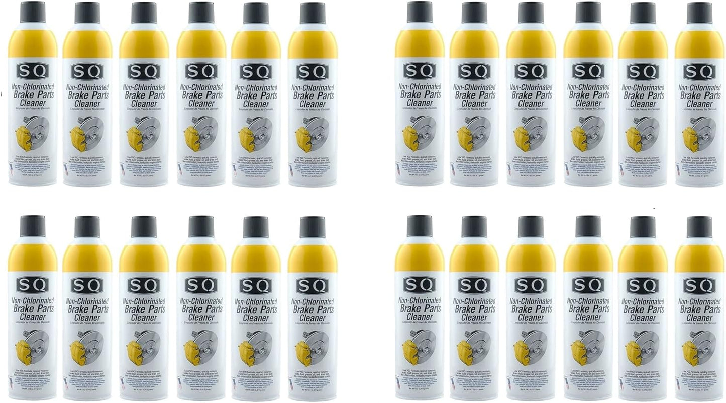 SQ Brake Cleaner Non Chlorinated - 24 Pack of 14.5 OZ Cans