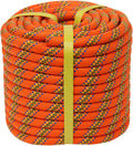 Double Braided Arborist Rope 1/2 in x 100 ft - Durable Climbing Line