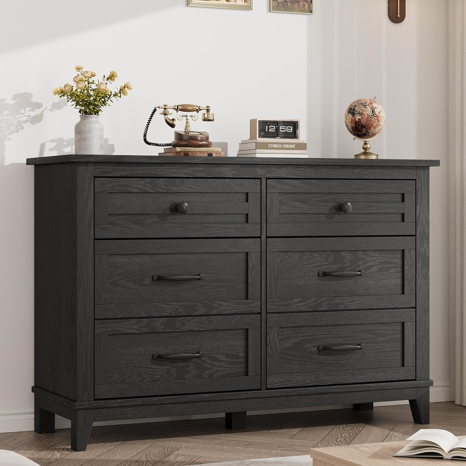 GarveeHome 6 Drawer Dresser for Bedroom with Ample Storage