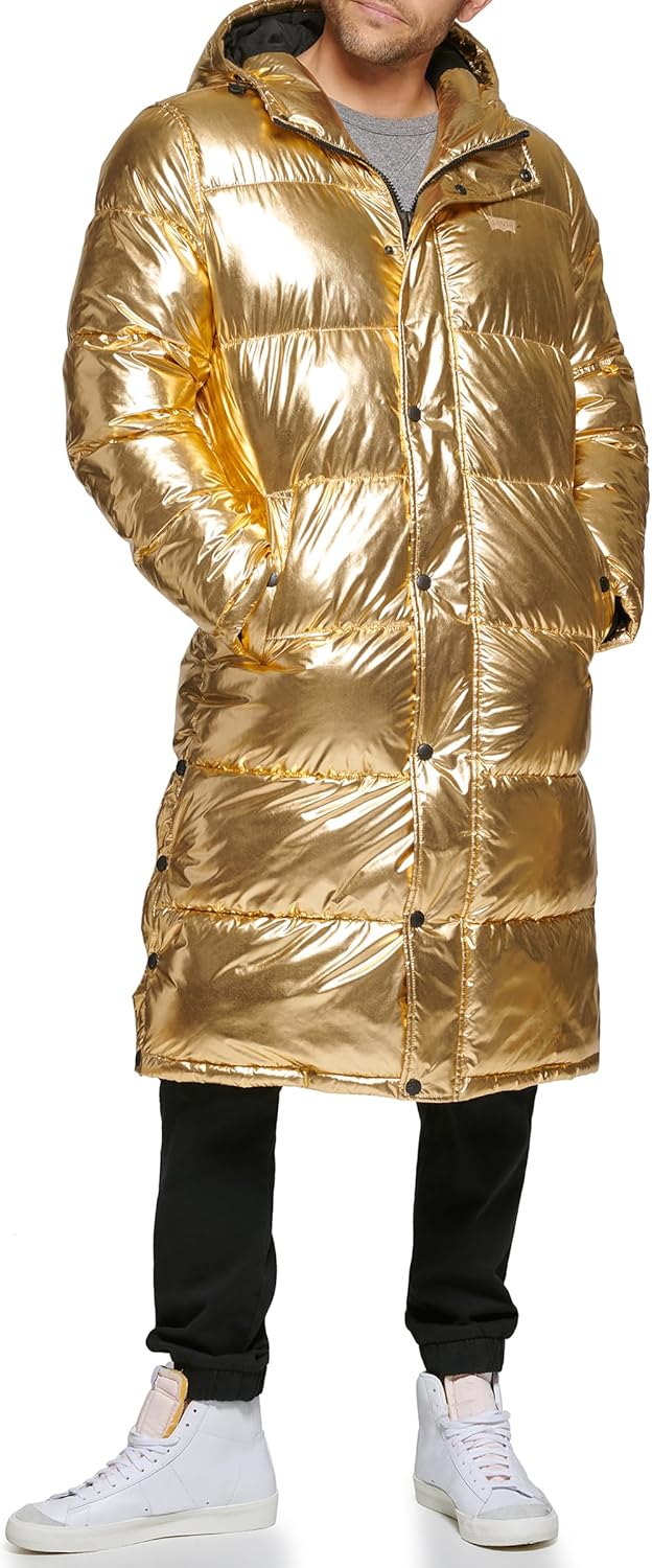 Levi's Men's Arctic Cloth Extra Long Parka Jacket for Winter