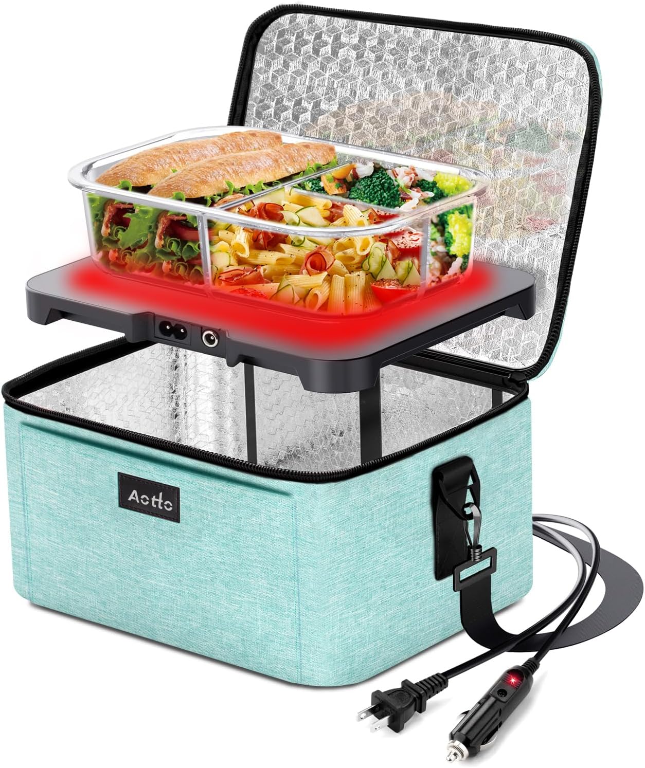 Aotto Portable Electric Lunch Box Food Heater for Hot Meals