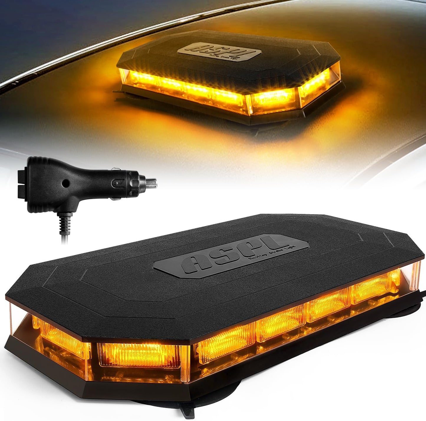 16.5 Inch Emergency Strobe Light Bar for Trucks and Vehicles