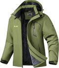 BOWOXO Men's Waterproof Ski Jacket - Stay Warm & Dry