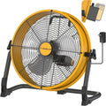 12in Battery Operated Floor Fan for Dewalt 20V Max Power