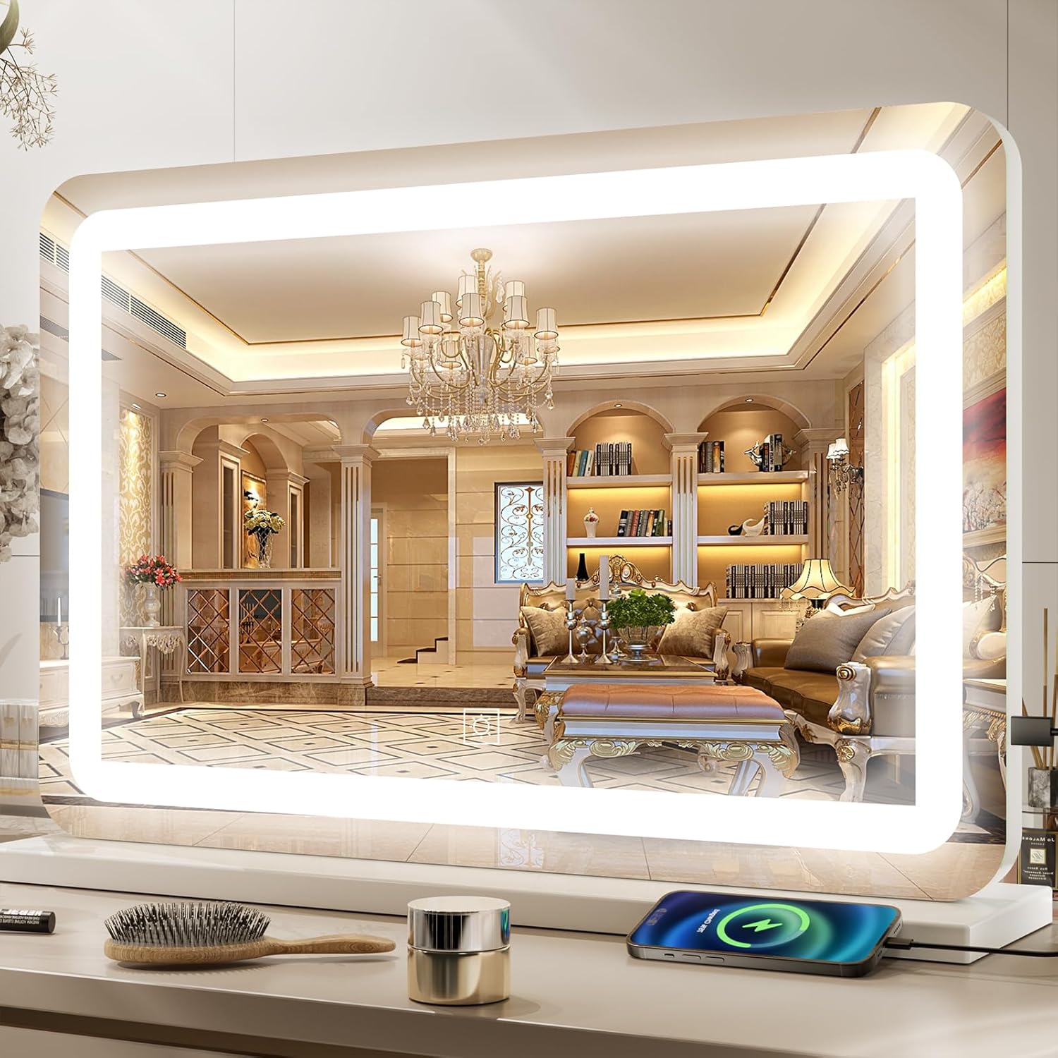 Large Vanity Mirror with Lights for Flawless Makeup Application