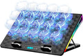 Laptop Cooling Pad with 15 Fans and RGB Lighting - Powerful Cooling