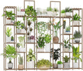 Bamworld Plant Shelf Indoor 30 Pots Large Plant Shelf - Tall Wide Rack