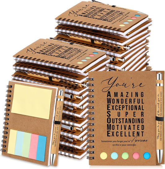 Inspirational Notebooks Bulk Employee Appreciation Gifts Set