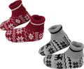 Fuzzy Slipper Socks for Women Warm Fleece Lined Non Slip - Cozy Gift