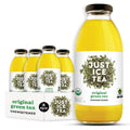 Just Ice Tea Organic Iced Tea 16 Fl Oz Glass Bottles - Refreshing
