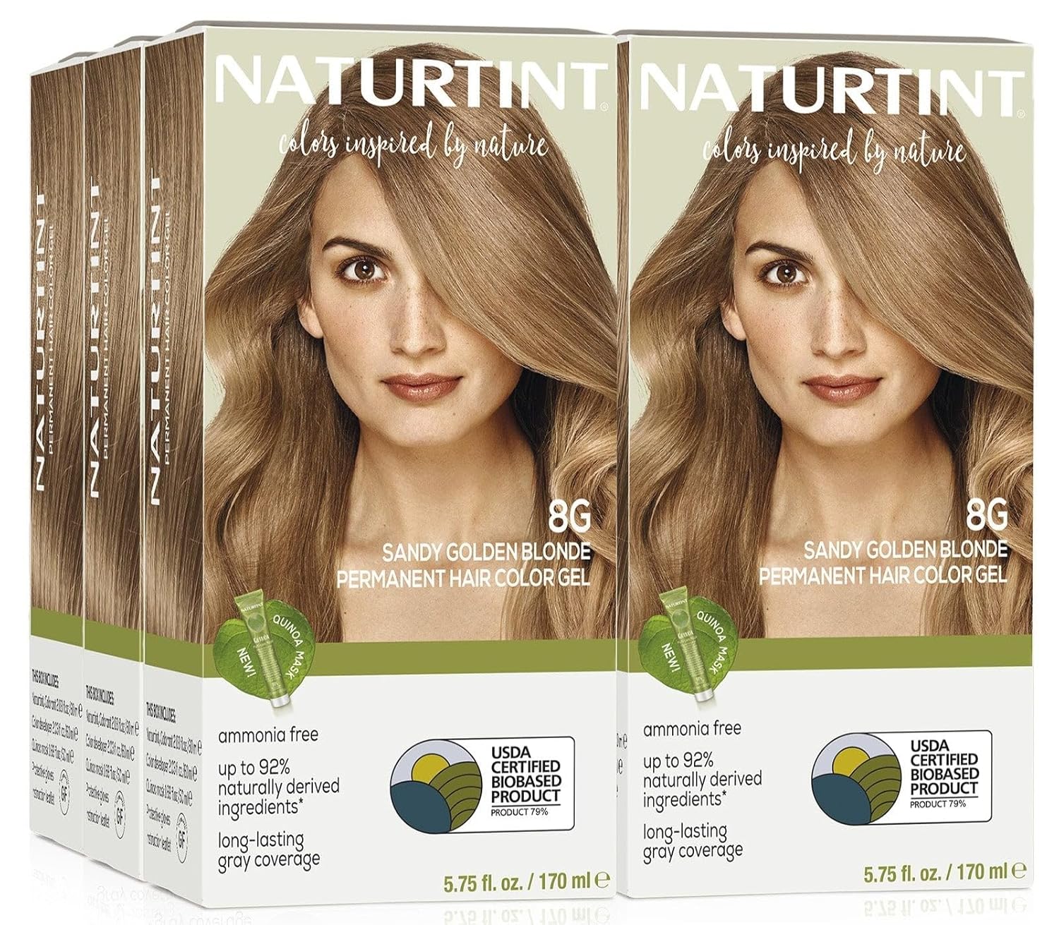 Naturtint 8G Sandy Golden Blonde Hair Color for Gorgeous Results