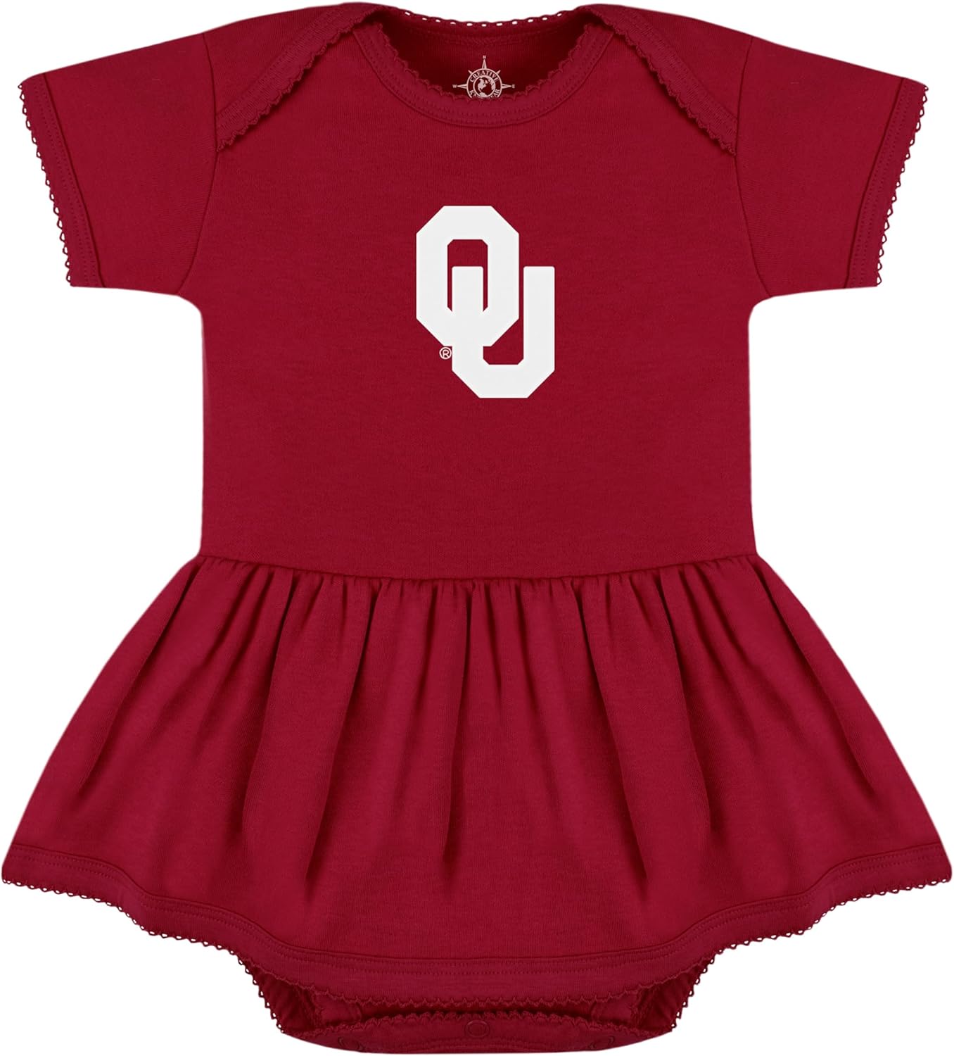 Creative Knitwear College Baby Picot Bodysuit Dress for Girls