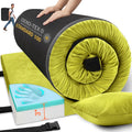 Memory Foam Camping Mattress Sleeping Pad - Comfortable 3 in Camping