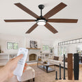 Fanbulous 65 Inch Ceiling Fans with Lights - Quiet DC Motor