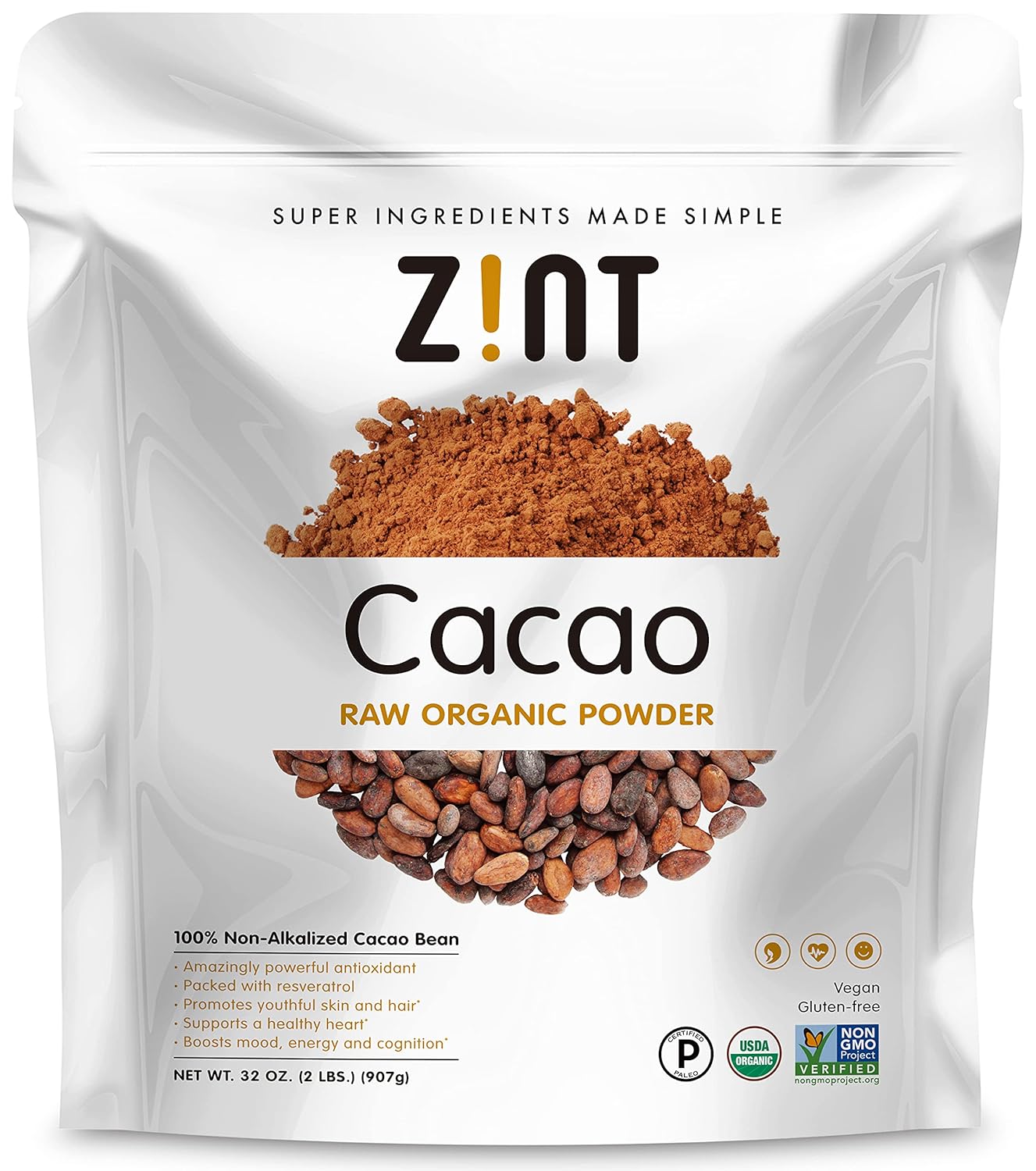 Zint Organic Cacao Powder: Pure Chocolate Essence for Health