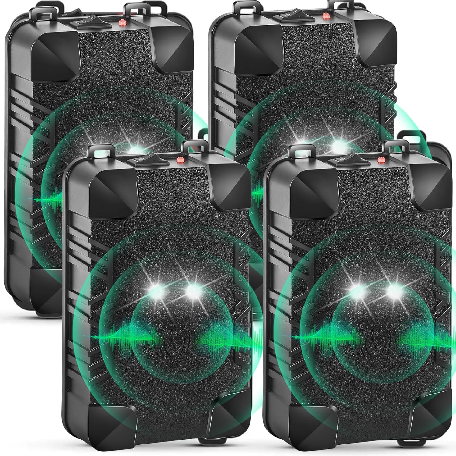 4Pack Rodent Mouse Repellent for Car Engines with Strobe Light
