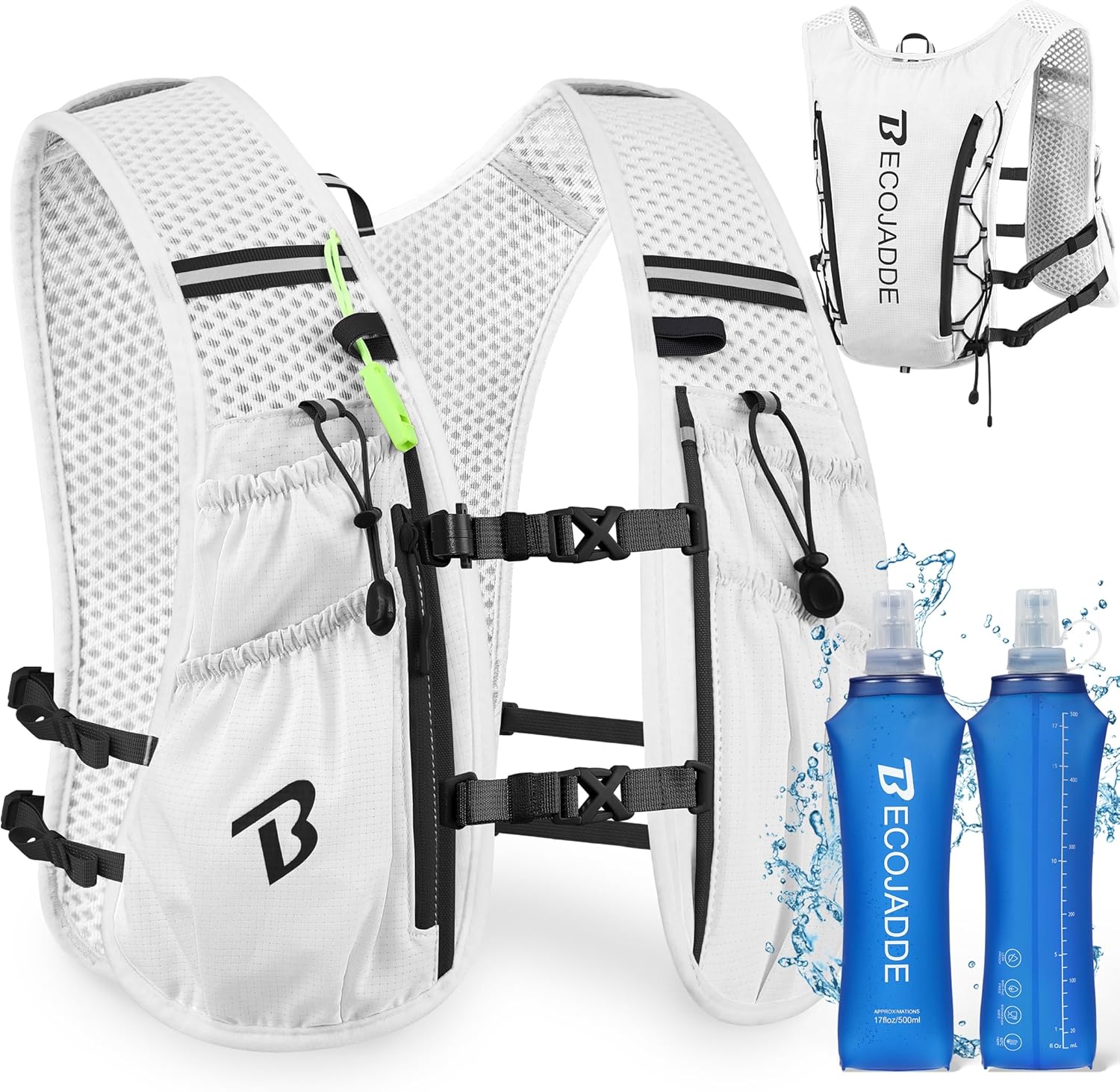 Running Vest Hydration Backpack for Men Women - 5L Lightweight