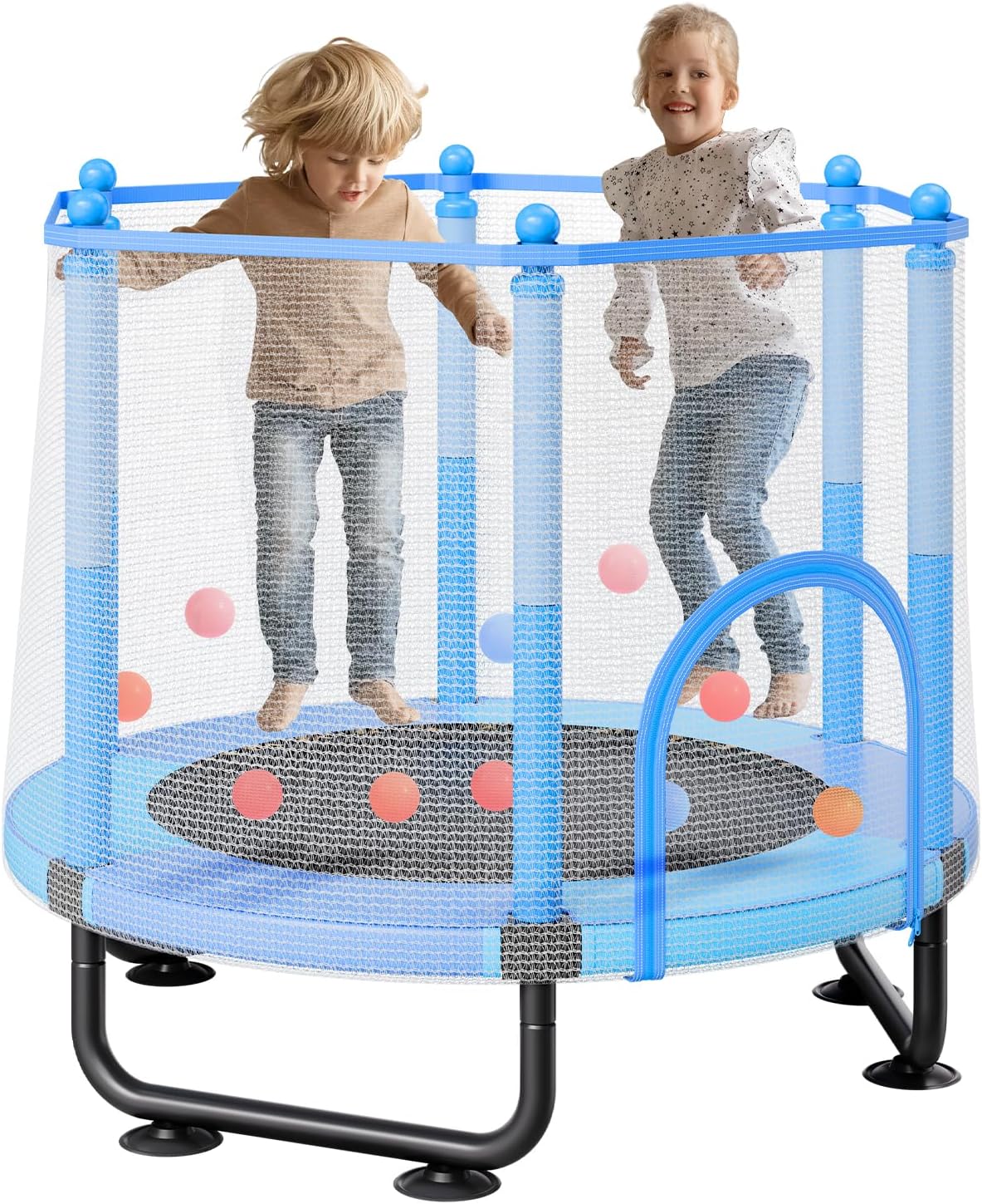 VEVOR 5FT Trampoline for Toddlers - Indoor/Outdoor Fun