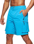 Pudolla Men's Hiking Cargo Shorts Quick Dry for Outdoor Travel