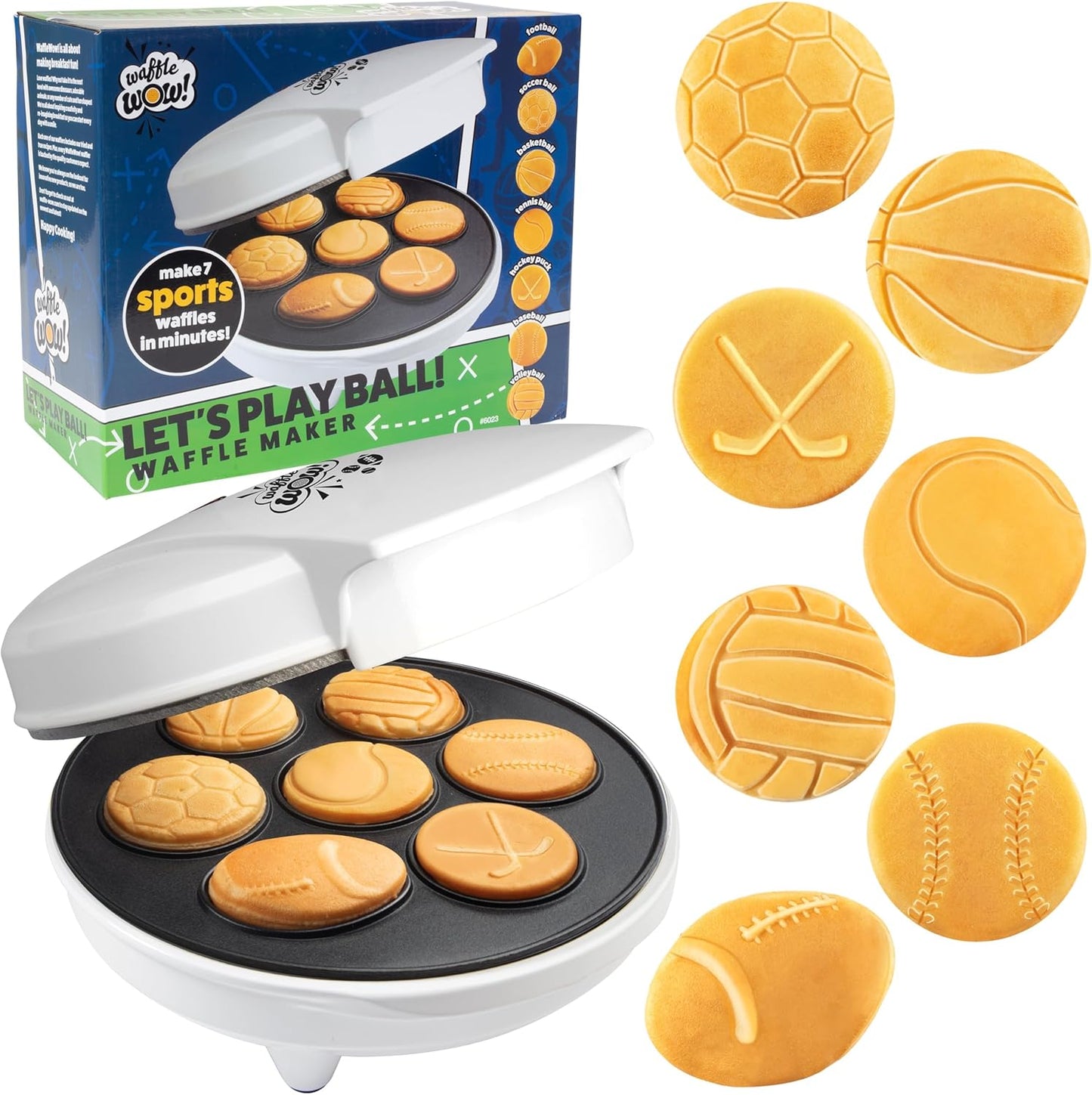 Sports Waffle Maker - Slam Dunk Breakfast Fun! 