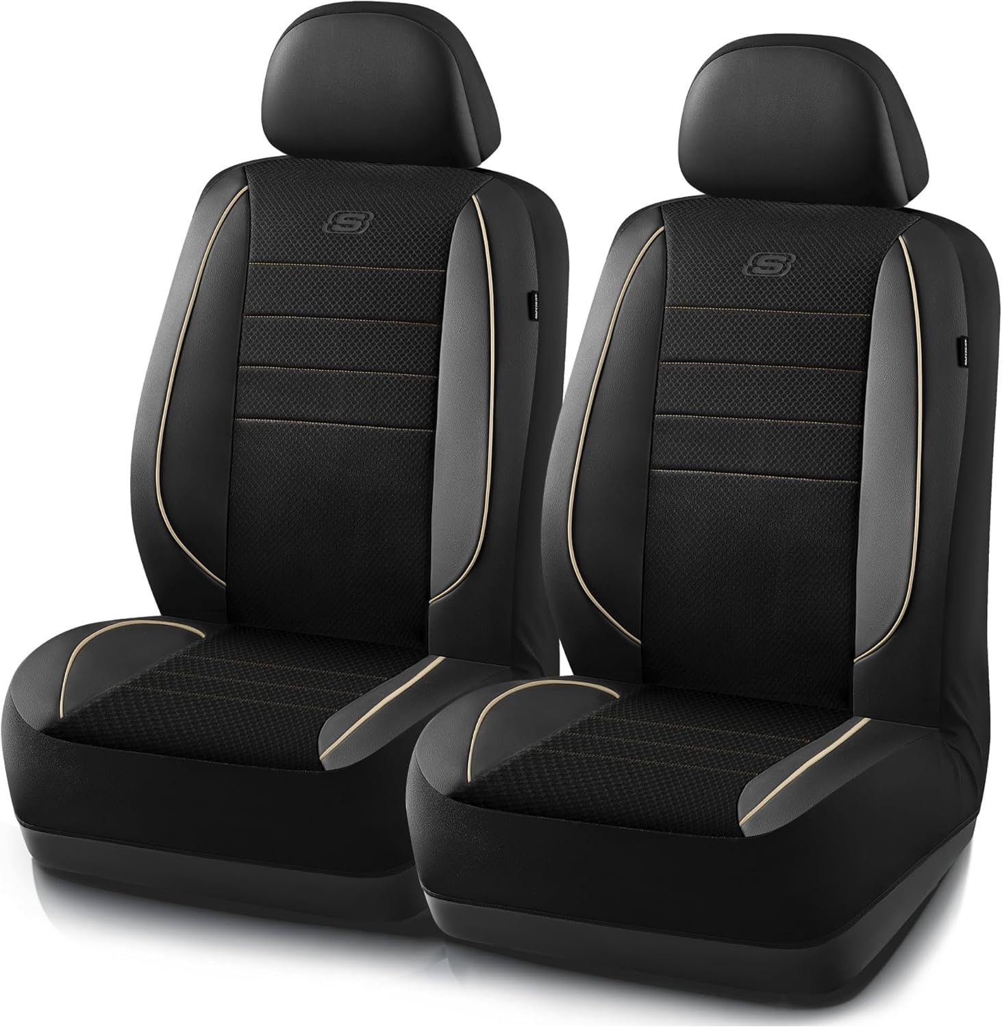 Skechers Air-Cooled Memory Foam Car Seat Covers for Comfort