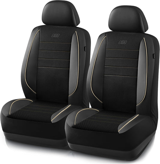 Skechers Air-Cooled Memory Foam Car Seat Covers for Comfort