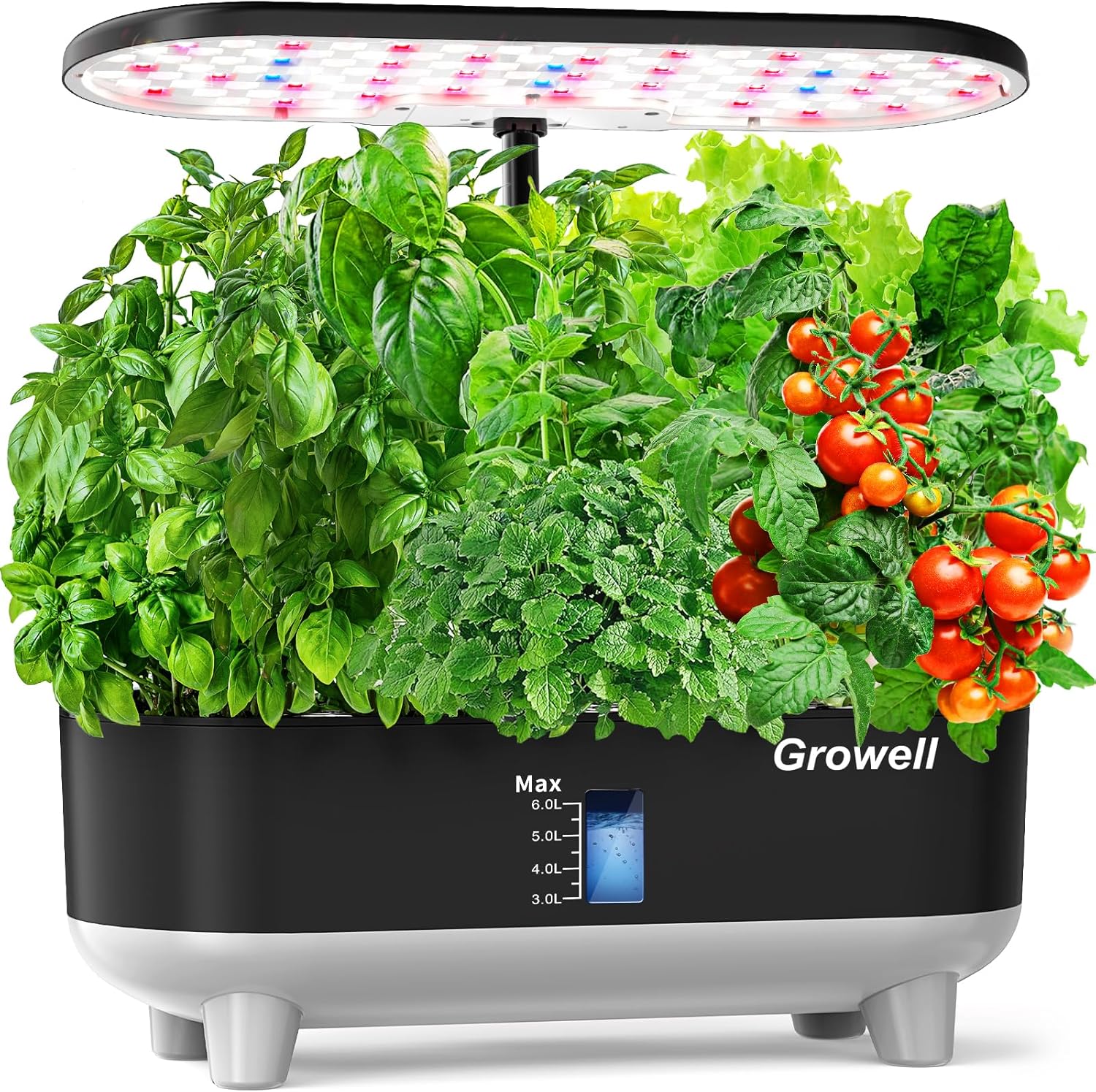 Hydroponics Growing System Kit with 28W LED Grow Light
