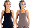 Impact Halter Top Sports Yoga Tank - Longline Support