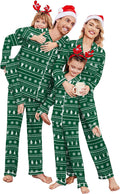 Christmas Family Matching Pajamas Set - Soft Button-Down PJs