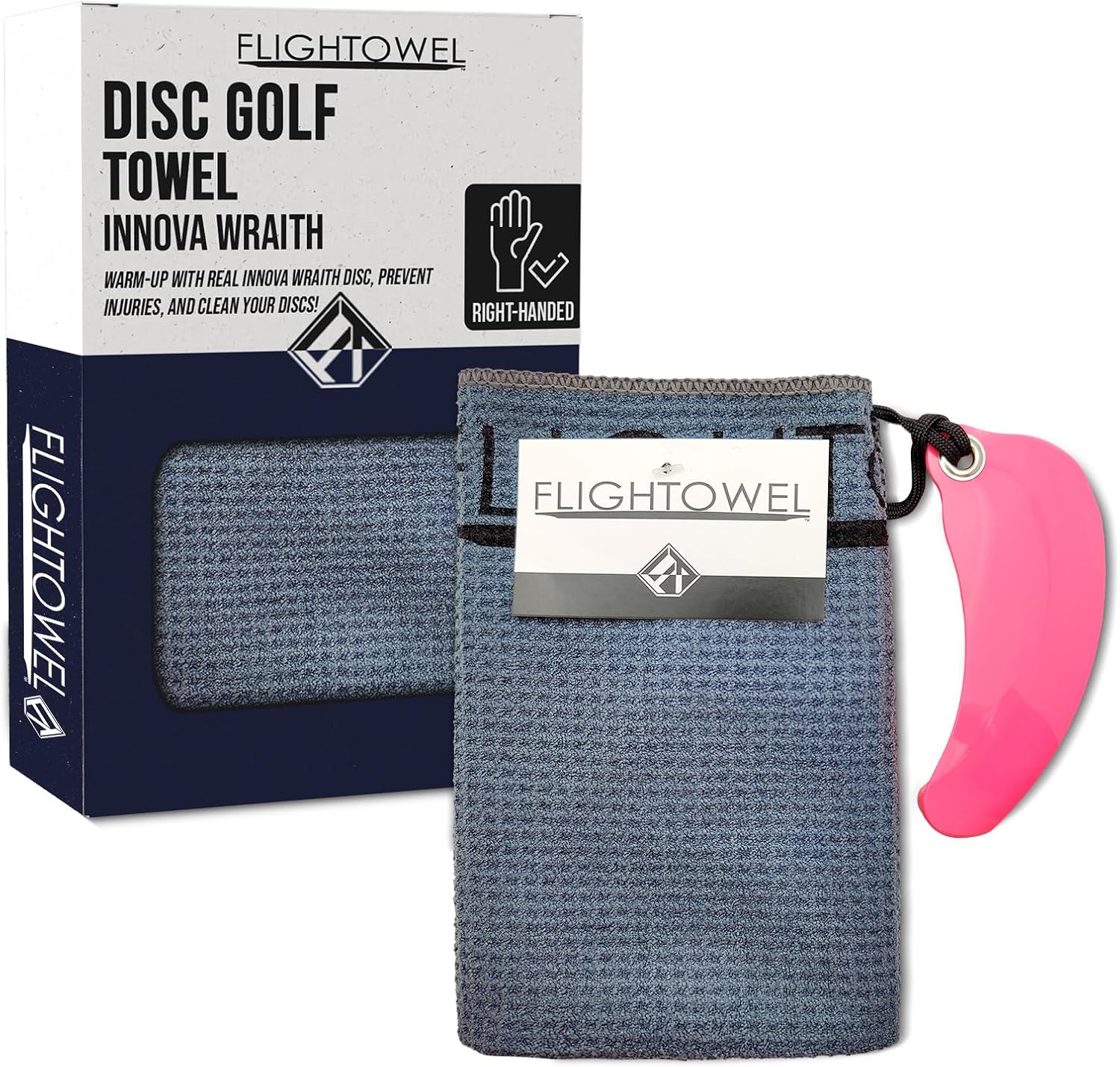 Innova Wraith Disc Golf Towel | Warm-up Pocket | Hyzer Hound