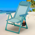 Suteck Backpack Beach Chair - 6-Position Lightweight Recliner